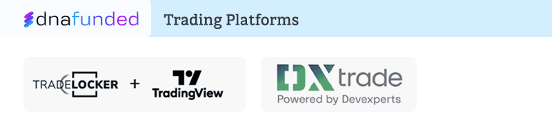 dna funded trading platforms